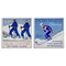 Stupell Industries Cross Country Skiing Posters 2pc Canvas Wall Art Set Design by Graffi*tee Studios